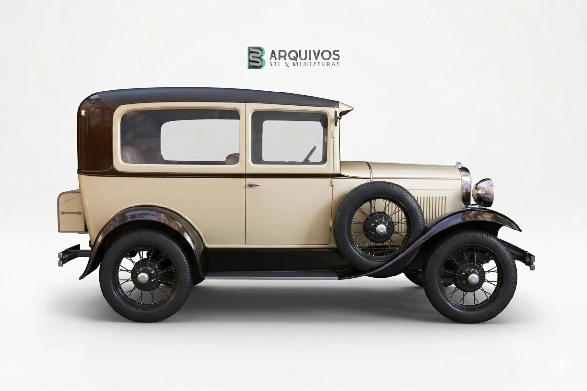Modelo 3D STL - Ford A (1927 - 1931) — foto 2